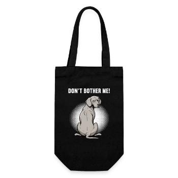 Ne me dérange pas, propriétaire de Weimaraner Weimaraner - Sac à bouteille - noir - Devant