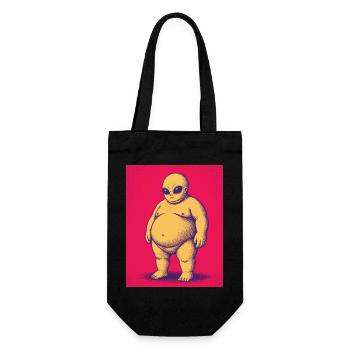 Bold Alien - Geschenkbeutel für Flaschen - Schwarz - Vorne