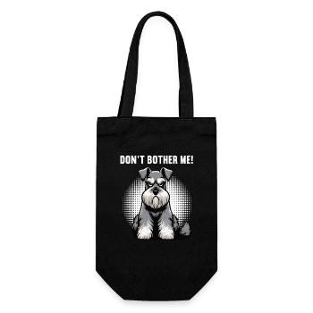 Ne me dérange pas, schnauzer riesenschnauzer - Sac à bouteille - noir - Devant