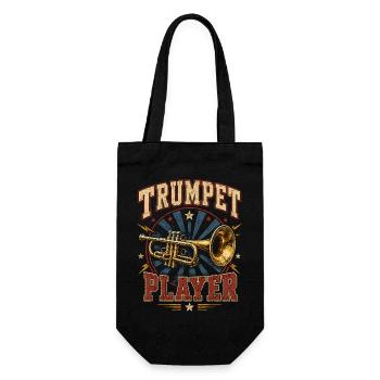 Musique de trompette Trompettiste Musicien Trompette - Sac à bouteille - noir - Devant