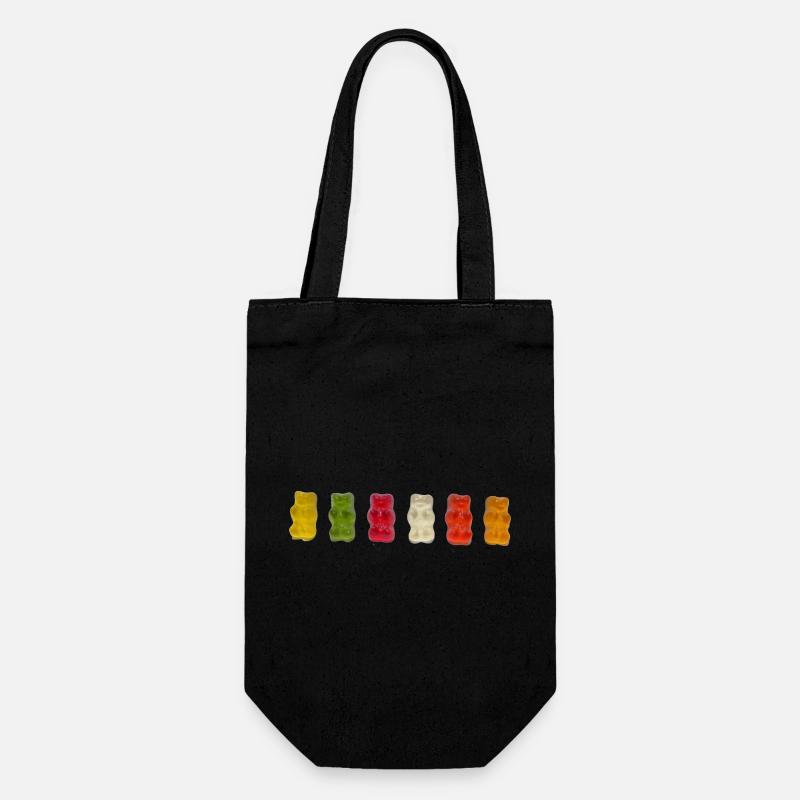Gummi Bears - Gift Bag for Bottles - black
