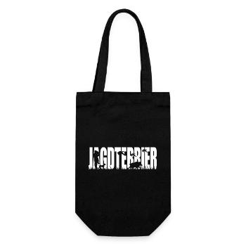HUNTING TERRIER Hunting Dogs Hunting Dog Hunter Wilsigns - Gift Bag for Bottles - black - Front
