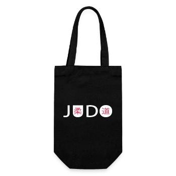 Judo Judoka hajime - Gift Bag for Bottles - black - Front