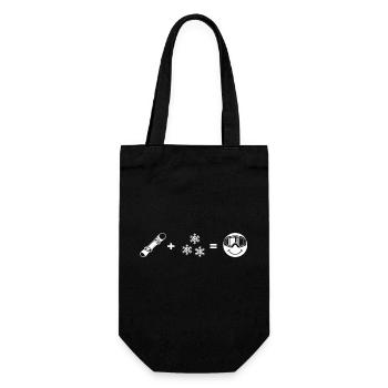 Snowboarder « Snowboarder-Love » Freestyleboard - Sac à bouteille - noir - Devant