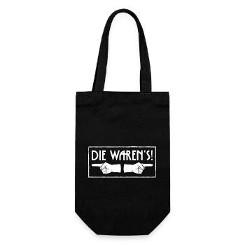 Die waren's - Geschenkbeutel für Flaschen - Schwarz - Vorne