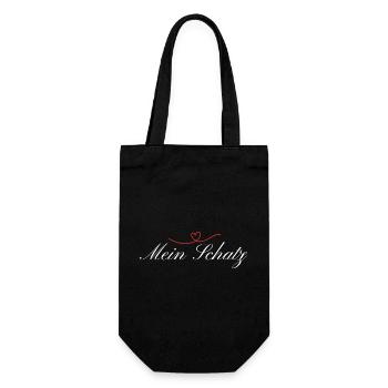 Ma chérie je t’aime - Sac à bouteille - noir - Devant