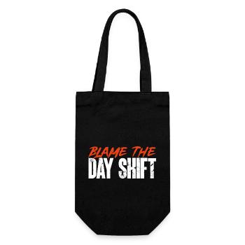 Night Shift Nurse - Gift Bag for Bottles - black - Front