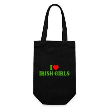 I love irish girls - Sac à bouteille - noir - Devant