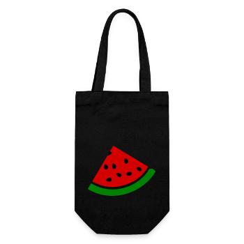 Pastèque - Sac à bouteille - noir - Devant