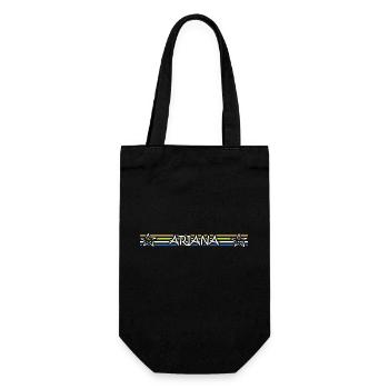 Geschenk für Ariana - Geschenkbeutel für Flaschen - Schwarz - Vorne