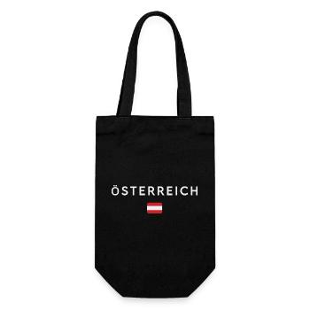 Drapeau de l’Autriche, fierté autrichienne - Sac à bouteille - noir - Devant