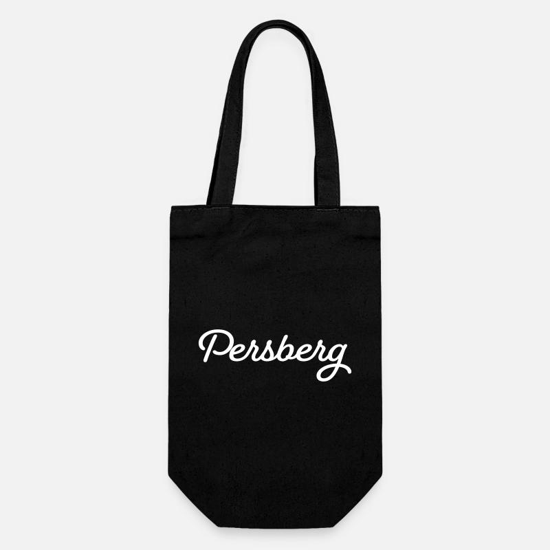 Persberg blanc - Sac à bouteille - noir