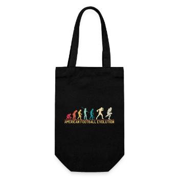American Football Evolution Design - Gift Bag for Bottles - black - Front
