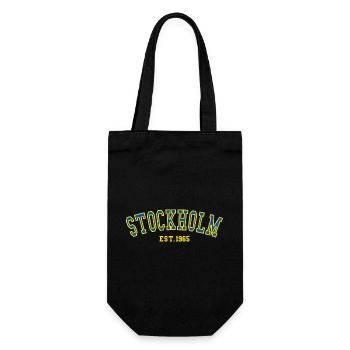 Stockholm Est.1965 - Geschenkbeutel für Flaschen - Schwarz - Vorne