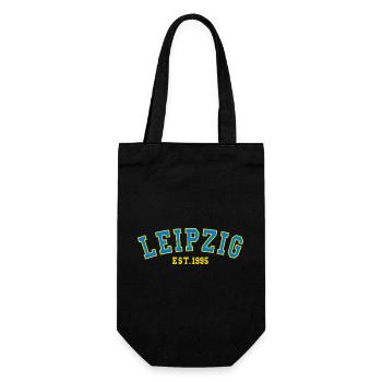 Leipzig Est. 1995 - Gift Bag for Bottles - black - Front