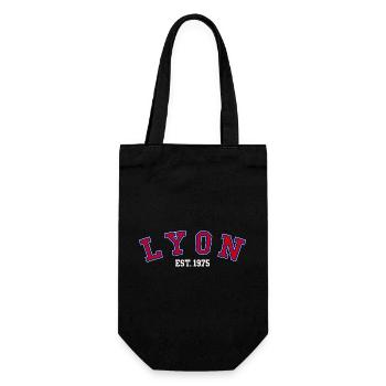 Lyon Est. 1975 - Geschenkbeutel für Flaschen - Schwarz - Vorne