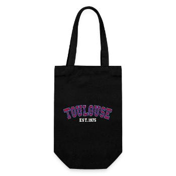 Toulouse Est. 1975 - Geschenkbeutel für Flaschen - Schwarz - Vorne