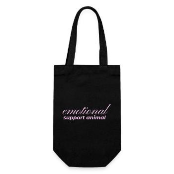 Emotional Support Animal - Gift Bag for Bottles - black - Front