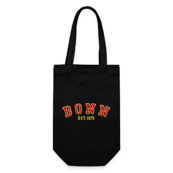 Bonn Fondée en 1975 - Sac à bouteille - noir - Devant