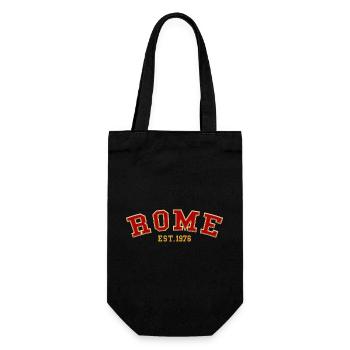 Rom gegründet 1976 - Geschenkbeutel für Flaschen - Schwarz - Vorne