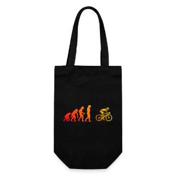 Purist road bike theme - Gift Bag for Bottles - black - Front