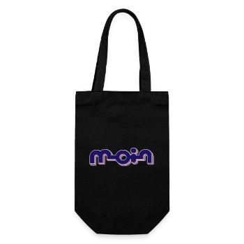 Hello - Gift Bag for Bottles - black - Front