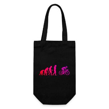 Gift idea for a road bike with road bike - Gift Bag for Bottles - black - Front