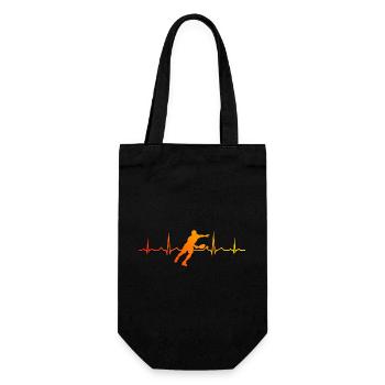 Pickleball Match Design for Pickleball Player Fans - Gift Bag for Bottles - black - Front
