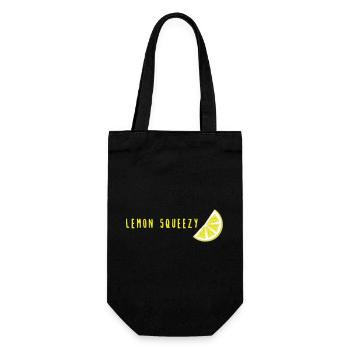 Lemon Squeezy - Gift Bag for Bottles - black - Front