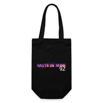 Hauts Seine Skyline Gradient 92 - Gift Bag for Bottles - black - Front