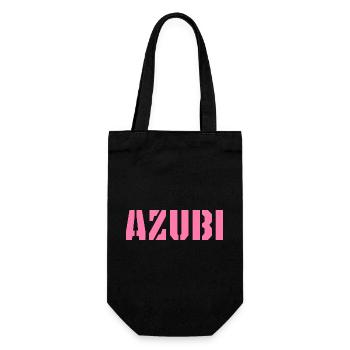 Azubi Tshirt 5 23 rosa - Geschenkbeutel für Flaschen - Schwarz - Vorne