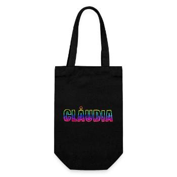 Claudia RS Rainbow - Gift Bag for Bottles - black - Front