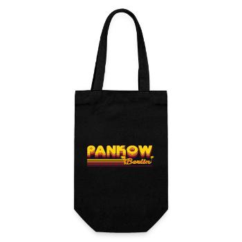 cooles Pankow Berliner Stadtteil Design - Geschenkbeutel für Flaschen - Schwarz - Vorne