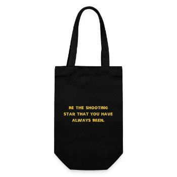 Be the shooting star that you have always been - Sac à bouteille - noir - Devant