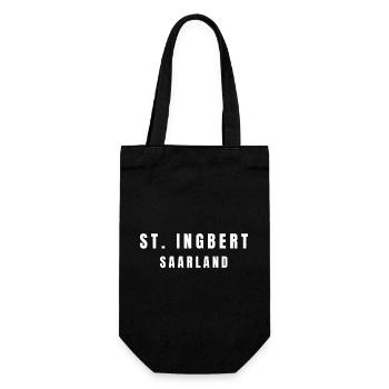St. Ingbert Saarland - Gift Bag for Bottles - black - Front