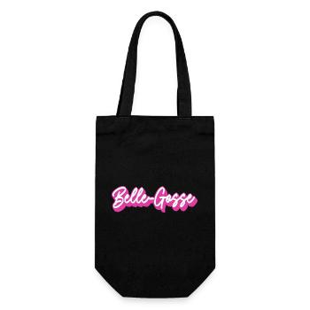 Beautiful Kid Script Pink - Gift Bag for Bottles - black - Front