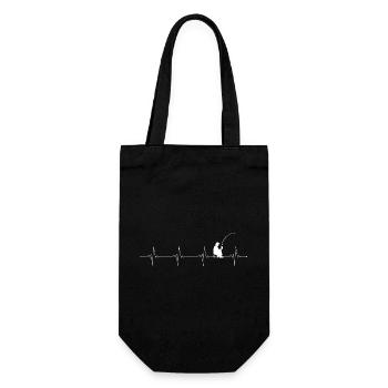 Heartbeat Fishing Silhouette - Sac à bouteille - noir - Devant