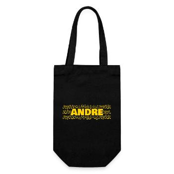 Gift for Andre - Gift Bag for Bottles - black - Front