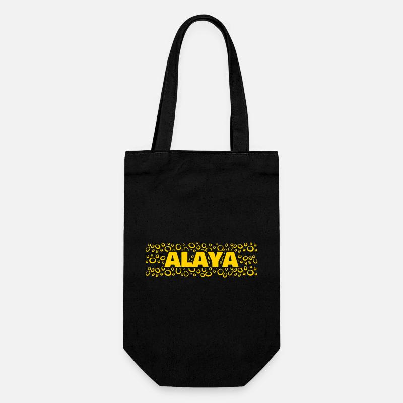 Gift for Alaya - Gift Bag for Bottles - black