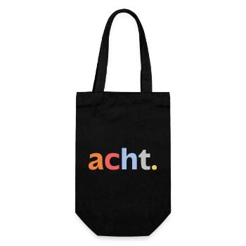 8. Geburtstag Junge Acht  8 Jahre Jubiläum  - Geschenkbeutel für Flaschen - Schwarz - Vorne