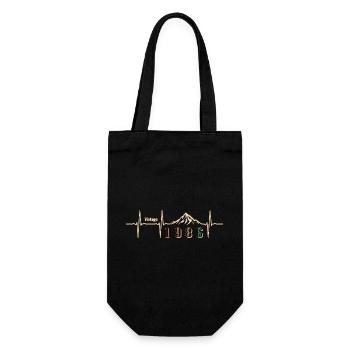 Street Rétro 40 Ans Quarantaine Cadeau 1986 - Sac à bouteille - noir - Devant