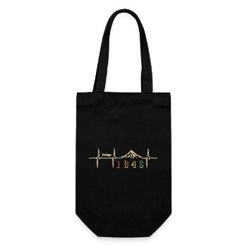 Street Rétro 80 Ans Octogénaire Cadeau 1946 - Sac à bouteille - noir - Devant