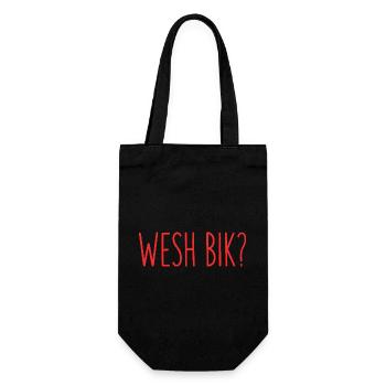 Wesh Bik Humour Arabe Argot Algérien - Sac à bouteille - noir - Devant