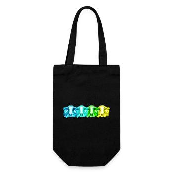 Cow cows - Gift Bag for Bottles - black - Front