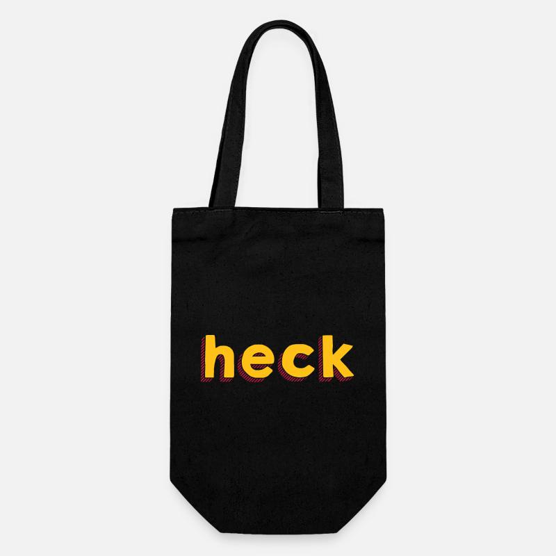 Heck Graphic - Gift Bag for Bottles - black