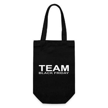 Team black friday - Gift Bag for Bottles - black - Front