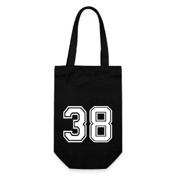 38 - Gift Bag for Bottles - black - Front