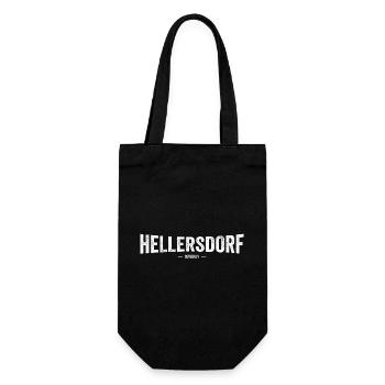 Hellersdorf Ostberlin - Geschenkbeutel für Flaschen - Schwarz - Vorne