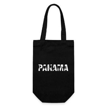 Panama Palm Trees - Gift Bag for Bottles - black - Front