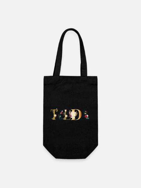 Tilda - Gift Bag for Bottles - black